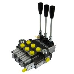 Rozdzielacz hydrauliczny 3-sekcyjny max przepływ 40L  Waryński