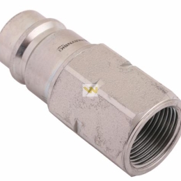 Szybkozłącze hydrauliczne wtyczka z eliminatorem ciśnienia M22x1.5 gwint wew. EURO (ISO 7241-A) Waryński