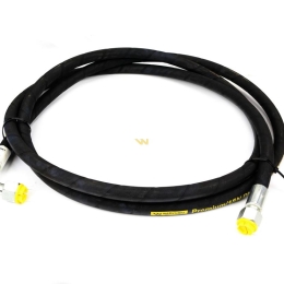 Przewód hydrauliczny 160 bar gwint M22x1.5 prosta/90 stopni L-3500mm DN12-1SN (AK-13-3500; P11P12) 16MPa Waryński