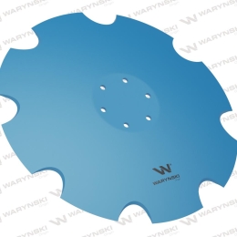 Talerz, uzębiony Z-8 fi 465 mocowanie 6/100 grubość 5 mm stal borowa, Lemken Helidor 3490471, Waryński