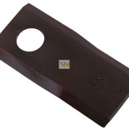 Nóż. nożyk kosiarka lewy 105x48x4mm otwór 20 zastosowanie 6801410 Kuhn WARYŃSKI ( sprzedawane po 25 )
