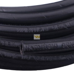 Wąż hydrauliczny do urządzeń myjących (do gorącej wody) DN06 2-oplotowy 400 Bar 155 stopni Waryński (sprzedawany po 50m)