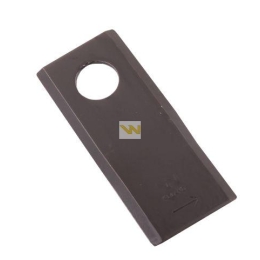 Nóż. nożyk kosiarka lewy 110x48x3mm otwór 21 zastosowanie 108L Galfre WARYŃSKI ( sprzedawane po 25 )