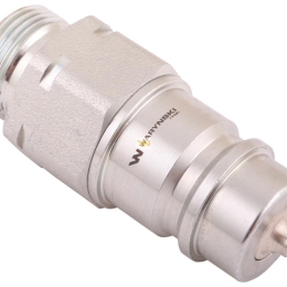 Szybkozłącze hydrauliczne wtyczka M22x1.5 gwint zewnętrzny EURO (9100822W) (ISO 7241-A) Waryński (opakowanie 100szt)