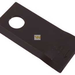 Nóż. nożyk kosiarka prawy 102x48x4mm otwór 19 zastosowanie 570446 Niemeyer WARYŃSKI ( sprzedawane po 25 )