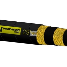 Wąż hydrauliczny do zakuwania DN12 2-oplotowy 275 Bar Waryński (sprzedawany po 100m)