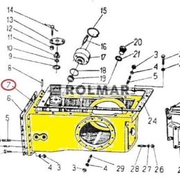 Korpus tylnego mostu C-330 