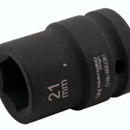 Nasadka udarowa sześciokątna 3/4". 21 mm. CrMo. DIN 3129. Waryński