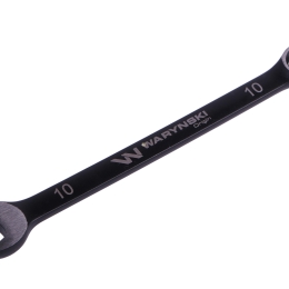 Klucz płasko-oczkowy 10 mm. CrV standard ASME B107-2010 Waryński