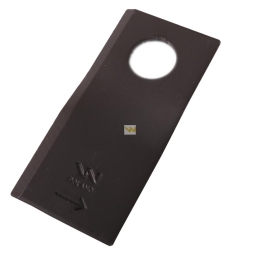 Nóż. nożyk kosiarka lewy 108X50X3mm otwór 21 zastosowanie RF 108/3 Famarol WARYŃSKI ( sprzedawane po 25 )