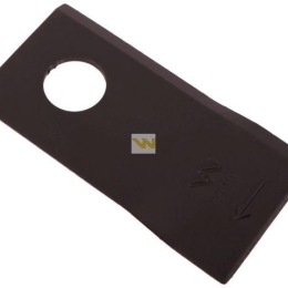 Nóż. nożyk kosiarka prawy 96x48x3mm otwór 19 zastosowanie 434980 Pottinger WARYŃSKI ( sprzedawane po 25 )