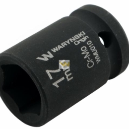 Nasadka udarowa sześciokątna 1/2". 17 mm. CrMo. DIN 3129. Waryński