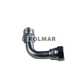 Kolanko hydrauliczne metryczne rurowe AB 16/16 90 M16x1.5/M16x1.5