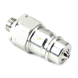 Szybkozłącze hydrauliczne wtyczka M14x1.5 gwint zewnętrzny EURO (ISO 7241-A) z eliminatorem ciśnienia Waryński