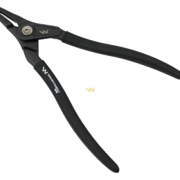 Specjalistyczne szczypce do pierścieni osadczych, 305 mm zewnętrzne wygięte 12", do prac w mechanice, Waryński
