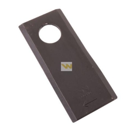 Nóż. nożyk kosiarka prawy 110x48x3mm otwór 21 zastosowanie 108P Galfre WARYŃSKI ( sprzedawane po 25 )
