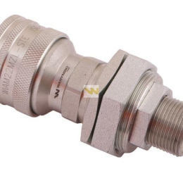Szybkozłącze hydrauliczne gniazdo long z eliminatorem ciśnienia M22x1.5 gwint zewnętrzny EURO (504900) (9199822G/ST) (ISO 7241-A) Waryński