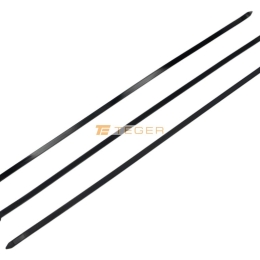 Opaski kablowe, opaski zaciskowe, tyrytytki, trytytki, 9.0 x 550mm 100 szt w worku czarne odporne na UV, w elektrotechnice, elektronice, budownictwie i mechanice, Teger