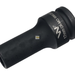 Nasadka udarowa 3/4" dwunastokątna ze stali CrMo 17mm bardzo długa D90 SLIM Waryński