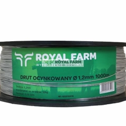 Drut (szpula) do pastucha 1000m ocynkowany fi 1.2 mm ROYAL FARM RM-105010019