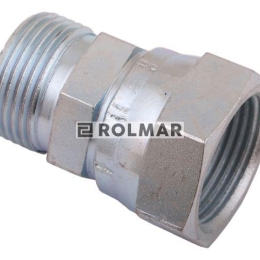 Złącze hydrauliczne stożek AB M22x1.5/M22x1.5 na płasko(nakrętka)/stożek