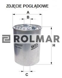 Wkład filtra paliwa WP41-3X  PM 819 Filtron (zam WP41-3X)