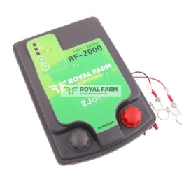 Elektryzator 2J bateryjno-sieciowy (uniwersalny) RF-2000 z zasilaczem ROYAL FARM