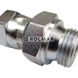 Przyłącze proste AB M18x1,5 12L (nastawne) / GZ 1/2" ED 