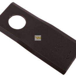 Nóż. nożyk kosiarka prawy 96x40x3mm otwór 19 zastosowanie 16502726 Deutz Fahr Kverneland WARYŃSKI ( sprzedawane po 25 )