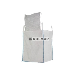 Worek BIG BAG 1200kg. 90x90x120. 4 uchwyty.  góra otwarta z klapą/ dół zamknięty