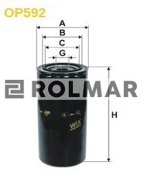 Filtr oleju PP-12.3 OP 592 5413030650 Filtron (zam PP-123)
