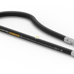 Przewód hydrauliczny gładki z uszczelnieniem - 180 bar gwint M18x1.5 prosta/90 stopni L-3000mm DN10-1SN (AK-10-2000; P11P12) 18MPa Waryński