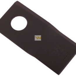 Nóż. nożyk kosiarka lewy 106x48x3mm otwór 21 zastosowanie 1042660 Claas WARYŃSKI ( sprzedawane po 25 )