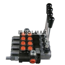 Rozdzielacz hydrauliczny czterosekcyjny (4) 40L