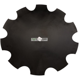 Talerz, uzębiony Z-10 fi 560 otwór 30x30 stal borowa, 1279601010 1202030130, Royal Farm