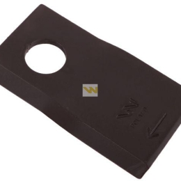 Nóż. nożyk kosiarka prawy 90x48x4mm otwór 19 zastosowanie 1448261 Krone WARYŃSKI ( sprzedawane po 25 )