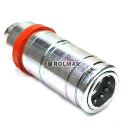Szybkozłącze hydrauliczne gniazdo PUSH-PULL gwint wew.1/2"BSP seria 3CFHF (max.strumień 250 l/min) ISO-A oryginał Faster