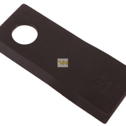 Nóż. nożyk kosiarka prawy 120x49x4mm otwór 21 zastosowanie 434976 Pottinger WARYŃSKI ( sprzedawane po 25 )