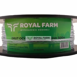 Drut (szpula) do pastucha 500m ocynkowany fi 1.2 mm ROYAL FARM RM-105010018
