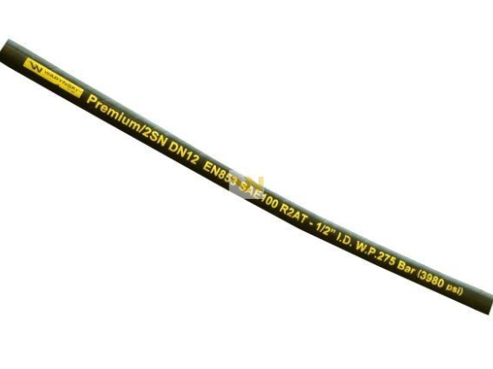 Wąż hydrauliczny do zakuwania DN12 2-oplotowy 275 Bar Waryński (sprzedawany po 50m)