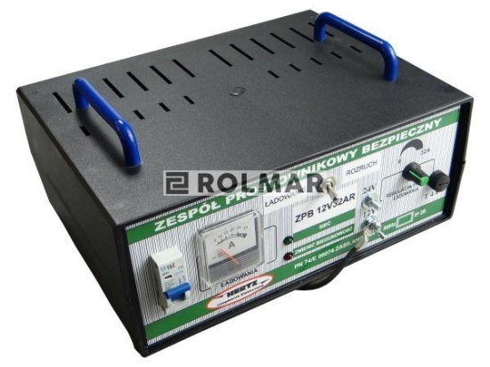 Prostownik z rozruchem 12V-24V 32A/380A Hertz
