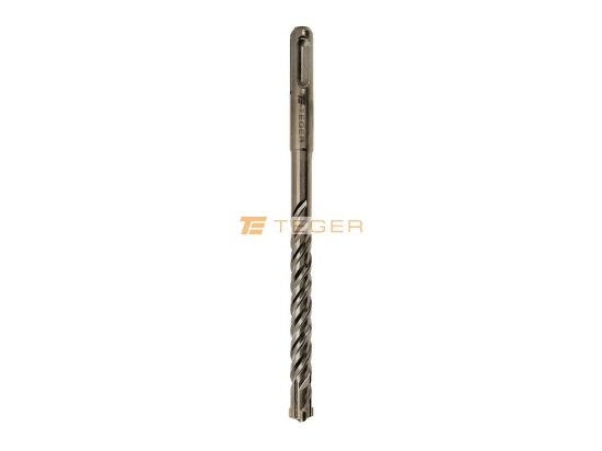Wiertło do betonu widiowe - SDS PLUS 4-ostrzowe 4x110 mm / TEGER