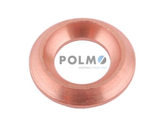 Uszczelka manometryczna do przyłącza gwintami G1/4" i M12x1.5 (CU wyżarzone) POLMO ( sprzedawane po 10 )