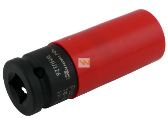 Nasadka udarowa 1/2 z magnesem do felg aluminiowych. 21mm. Waryński