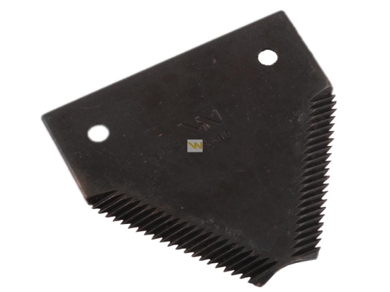 Nóż żniwny 70x76x2.8mm otwór 5.5 zastosowanie 6889590 Claas WARYŃSKI ( sprzedawane po 25 )