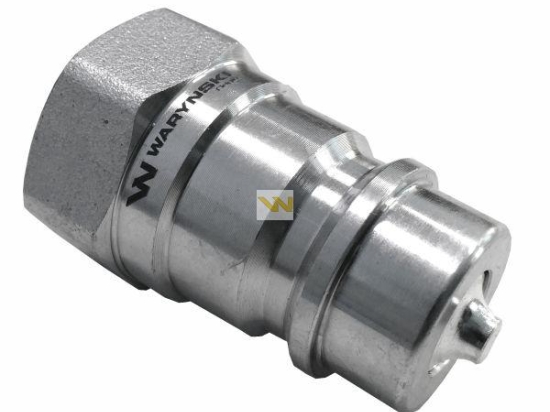 Szybkozłącze hydrauliczne wtyczka G1/2"BSP gwint wewnętrzny ISO 7241-A Waryński 