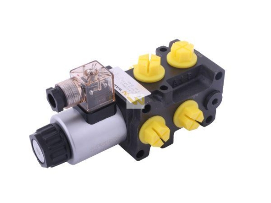 Dzielnik, zawór, elektrozawór kierunkowy elektromagnetyczny kontroli W-E12DVS6/2 (DVS6/50L) G1/2" 50L Waryński