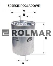 Filtr Paliwa WF8020 Wix
