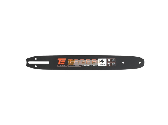 Prowadnica łańcucha do piły, 14" (36 cm) / 3/8" 1,1mm 52 og. / 7z / moc. P /, Teger