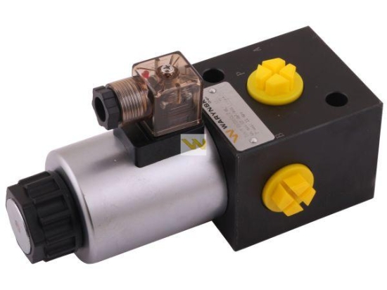 Elektrozawór 3-drogowy elektromagnetyczny kontroli 3/2 W-E12DVS3/2-80L G1/2" 80L (24V DC) Waryński